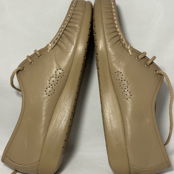 SAS Siesta Mocha Leather Genuine Hand sewn Comfort Shoes Size 10N New USA Made - Picture 7 of 10
